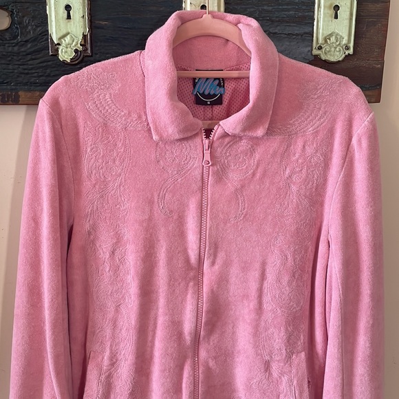 Nasir Mazhar x Topman Pink Terry Cloth Zip-up Size Small - Picture 7 of 16